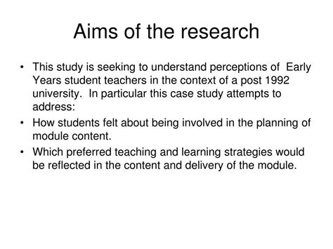 PPT - Aims of the research PowerPoint Presentation, free download - ID ...