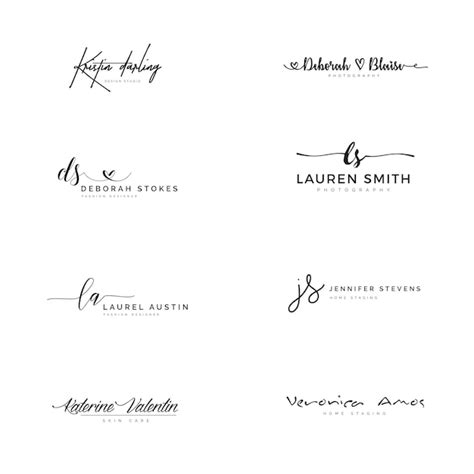 Premium PSD | Signature logo psd