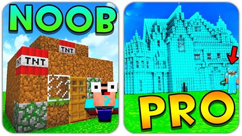 NOOB HOUSE VS PRO HOUSE IN MINECRAFT! - YouTube