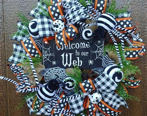 Fall & Halloween Wreaths to brighten your Door by TinasDecoMeshWreaths ...