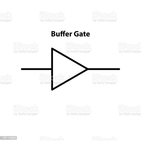 Buffer Gate Electronic Symbol Of Illustration Of Basic Circuit Symbols ...