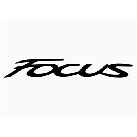 Ford Focus Adhesive Vinyl Sticker