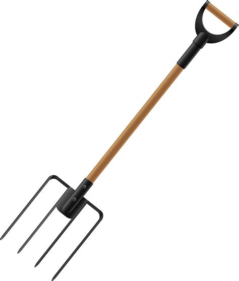 Pitchfork Garden tool Garden fork - Vector painted fork png download ...