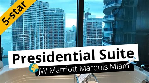 REVIEW: Presidential Suite at JW Marriott Marquis Miami - YouTube