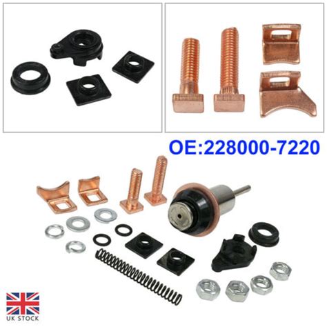 Starter Motor Solenoid Repair Kit 228000-7220 For Land Rover Discovery TD5 2.5 | eBay