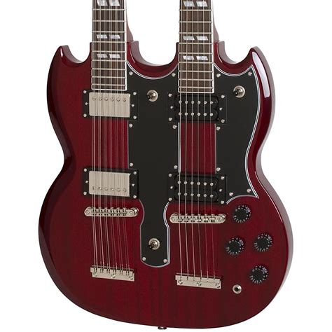 Epiphone Limited Edition G-1275 Double Neck Electric Guitar Cherry | Rhyzzy