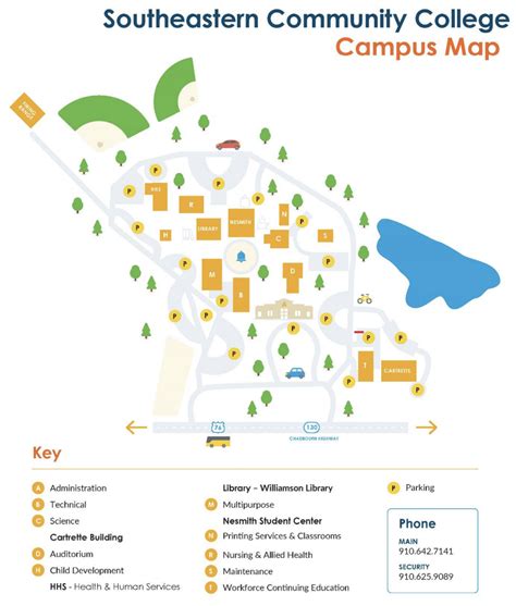 Campus Map | Southeastern Community College