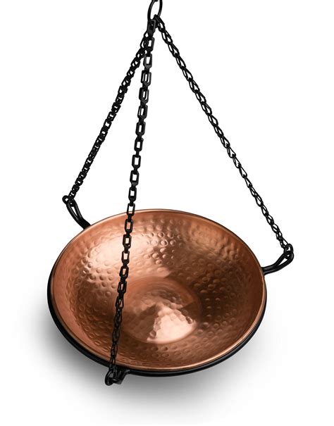 Monarch Abode 17065 Hanging Hammered Copper Bird Bath | eBay