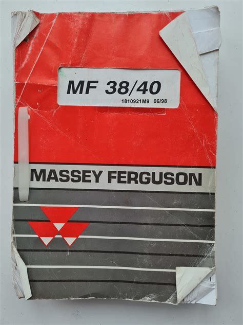 Massey Ferguson 38/40 Combine Parts Catalogue - SPS Parts