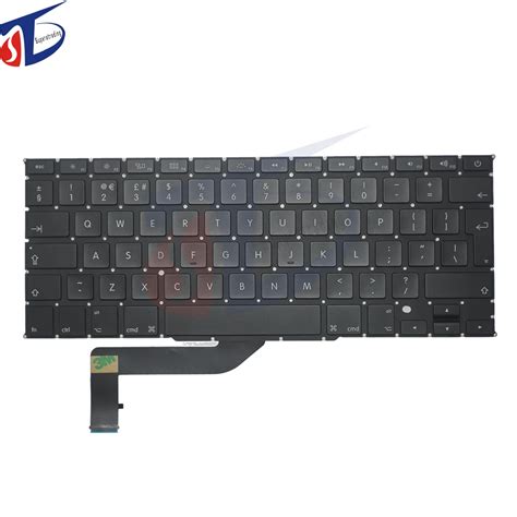 new original for macbook pro 15.4'' A1398 retina UK English England British keyboard layout 2013 ...