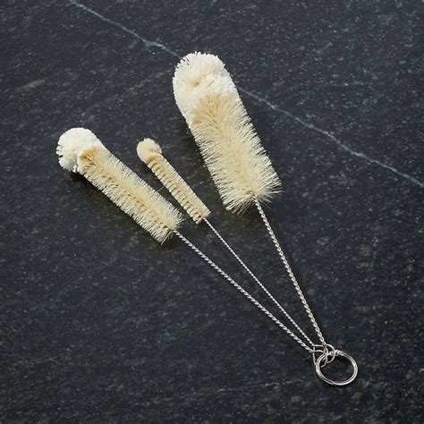 Bottle Brushes with Ring, Set of Three + Reviews | Crate and Barrel