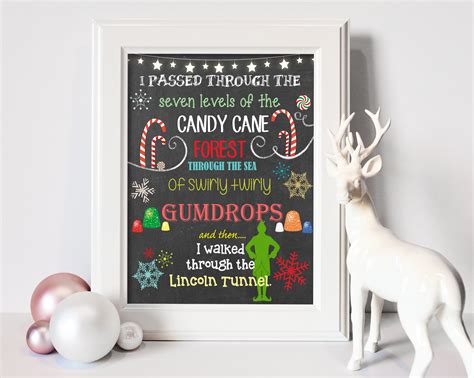 8x10 Buddy the Elf Christmas Printable Christmas Decor INSTANT DOWNLOAD ...