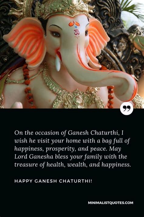 Ganesh Chaturthi Wishes, Quotes & Messages With Images | Happy ganesh ...