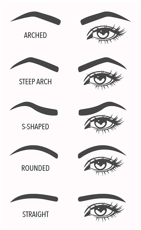 20 Perfect Eyebrows Infographics ...