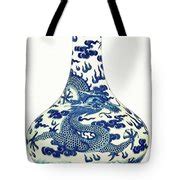 Blue and White Chinese Chinoiserie Dragon Vase Pottery Series, No 1 by Adam Asar Painting by ...