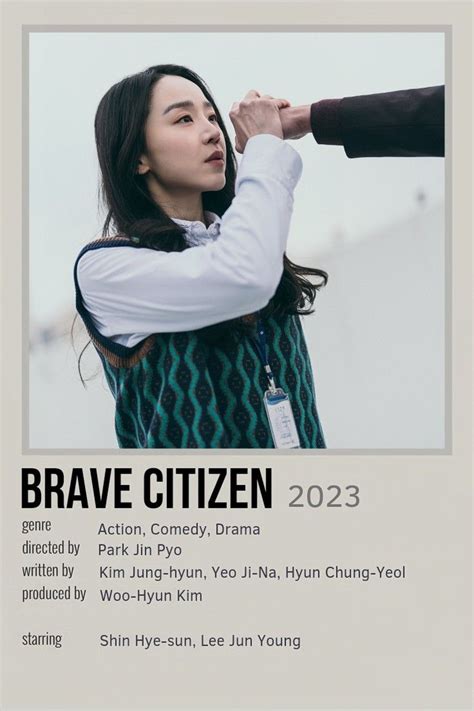 the poster for brave citizen 2012 shows an image of a woman holding ...