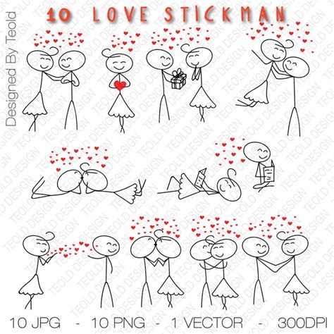 Stick Figure Clipart Clip Art Love Stick People Couple Clipart Clip ...