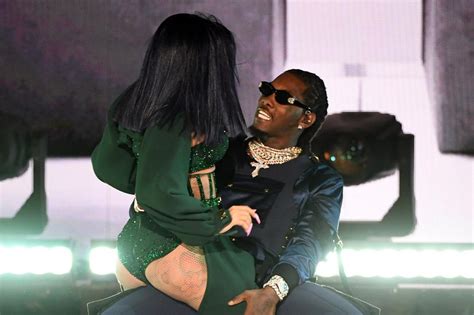 Cardi B gives Offset a lap dance onstage at BET Awards