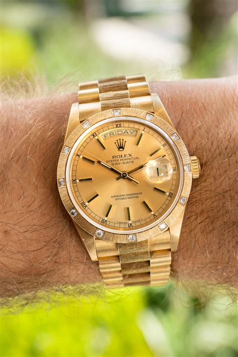 Review: 18K Yellow Gold Rolex 18108 President Day-Date