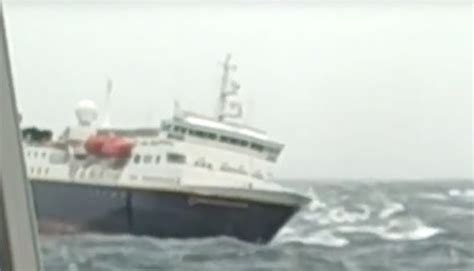 Viral video shows cruise ship rescued after damage in Drake Passage storm | Travel News | Travel ...