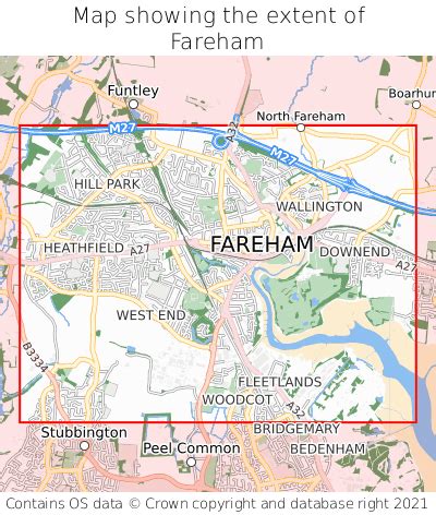 Where is Fareham? Fareham on a map