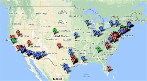 Full Screen Map: 506 cases of MS-13 members arrested or charged with ...