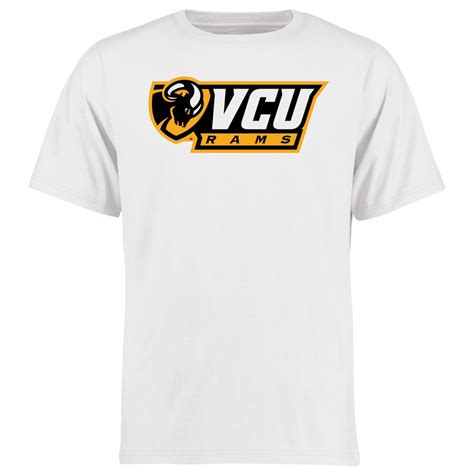 VCU Rams White Combo Logo T-Shirt