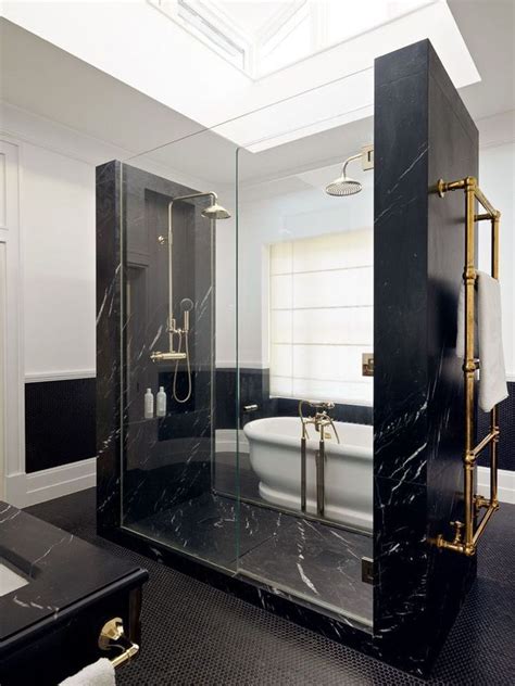 10+ Modern Black Marble Bathroom