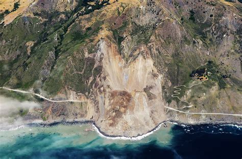 An Epic Landslide in Big Sur, California, Before and After | WIRED