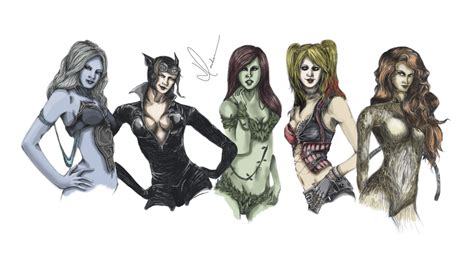 DC Female Villains by hayleyaeon on DeviantArt