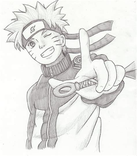 Naruto Pencil Drawing at GetDrawings | Free download