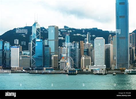 hong kong harbour view Stock Photo - Alamy