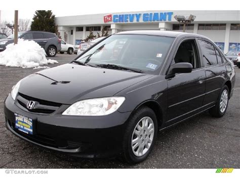 2005 Nighthawk Black Pearl Honda Civic LX Sedan #25920031 | GTCarLot ...