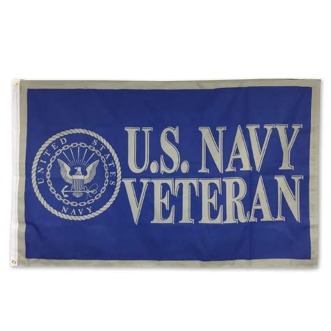 US Navy Veteran Flag (3'X5') | Us navy flag, Navy veteran, Veterans flag