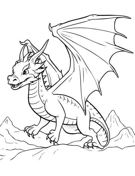 35 Dragon Coloring Pages: Free Printable Sheets