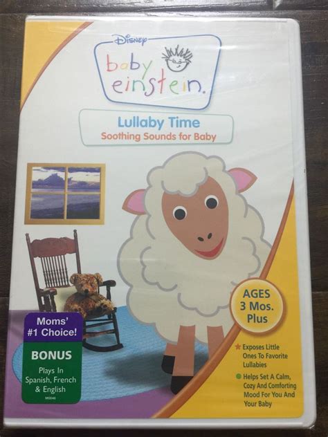 Disney Baby Einstein Lullaby Time DVD 3 Mos Plus Soothing Sounds New ...