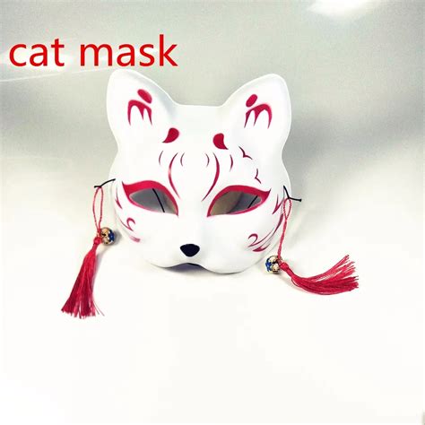 2018 New Arrival Cat PVC colorful Masquerade Party Half Mask Cat Shape ...