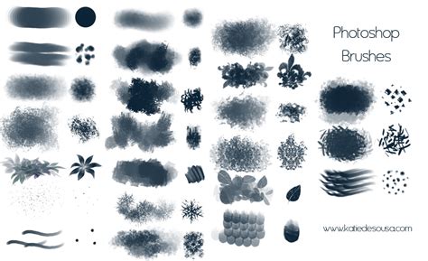 13 Sets De Pinceles - Brushes De Dibujo & Pintura Para Photoshop Gratis ~ UGB Photoshop