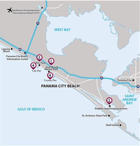 Map Of Northwest Florida Beaches - Printable Maps