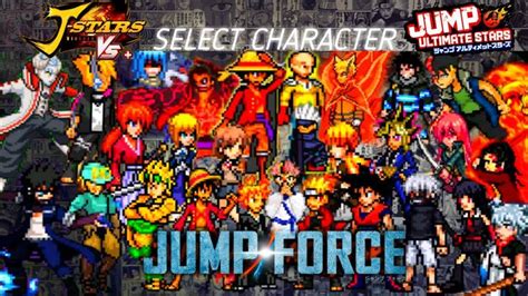 JUMP FORCE MUGEN TERBARU | BEST CHARACTER | ALL ANIME CHARACTERS IN HERE in 2023 | All anime ...