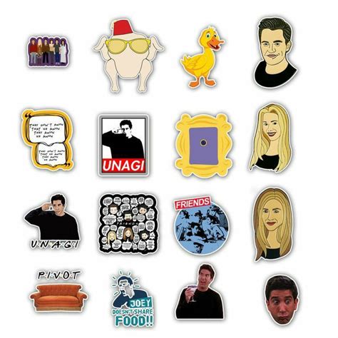 Pin de lee giuliangelis em stickers em 2021 | Tv: friends, Friends tv show, Impressão de adesivos