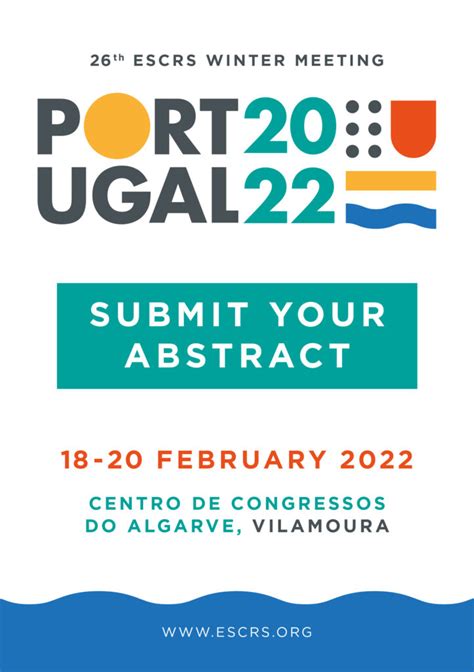 ESCRS Portugal 2022 A5 Abstract Submission - ESCRS Winter Meeting 2022