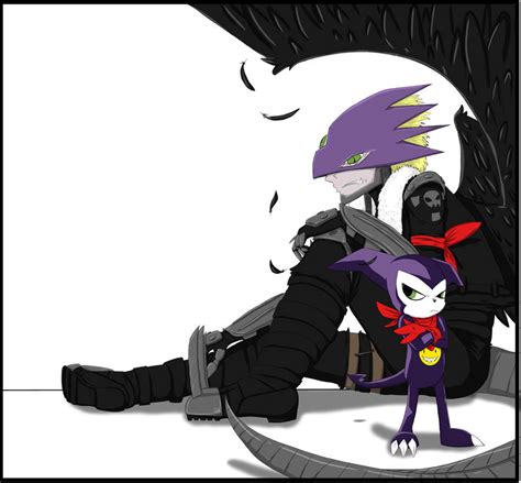 Beelzemon and Impmon by assassinness on DeviantArt