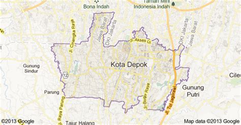 Map Kota Depok