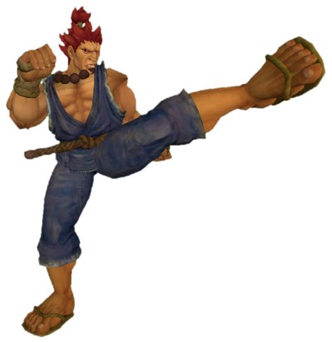 Akuma (SF4) kicking upwards by TransparentJiggly64 on DeviantArt