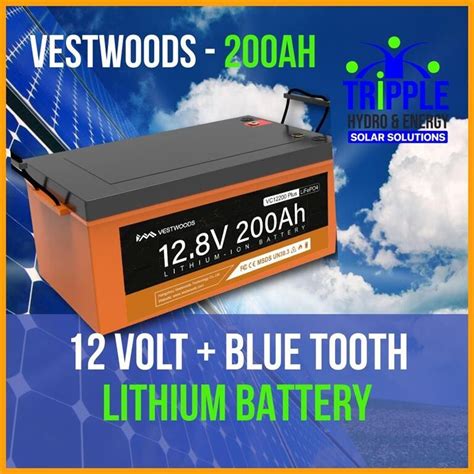 200Ah Lithium Battery | 12V Vestwoods Lithium Batteries - Water Pump ...