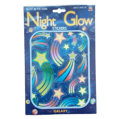 Galaxy Glow in the Dark Night Glow VTG Stickers Stars New | eBay | Dark night, Glow in the dark ...