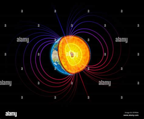 Earth magnetic field hi-res stock photography and images - Alamy