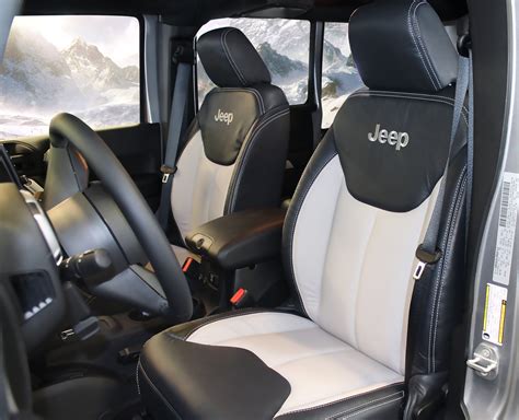 Custom Leather Seat Covers For Jeep Wrangler - Velcromag