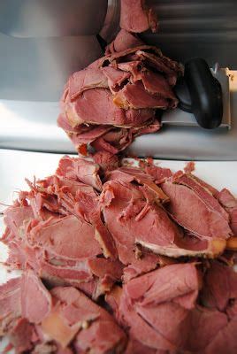 Corned Beef [Elk, really] with the Weston Meat Slicer | Meat slicers, Venison recipes, Elk recipes